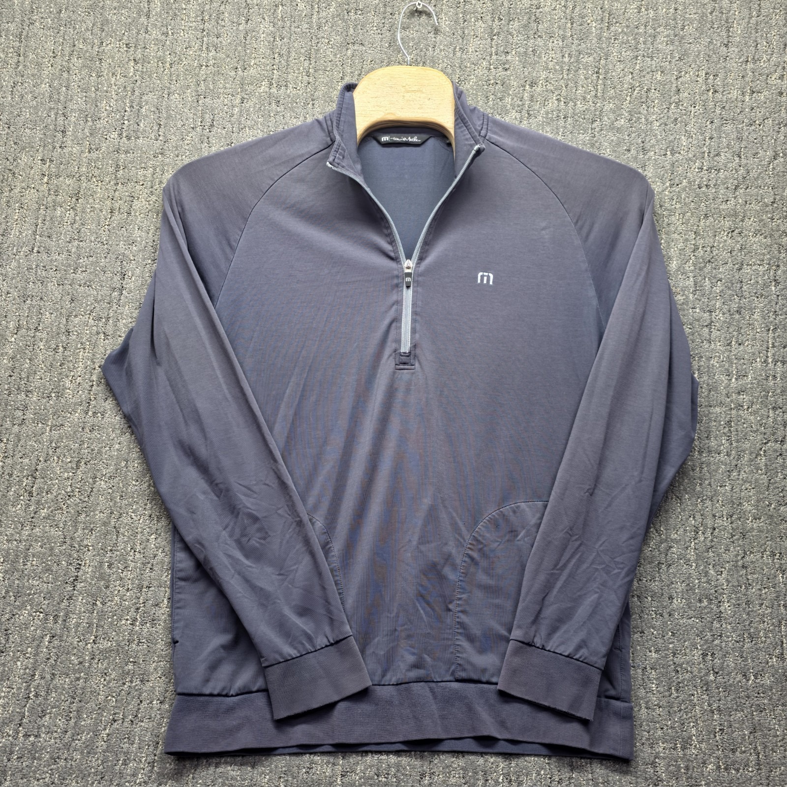 Travis Mathew Zachary 1/4 Zip Pullover Men Large Prestige Lifestyle Stretch Golf